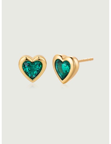 OBY Emerald Wizard Heart Earrings l'achat 