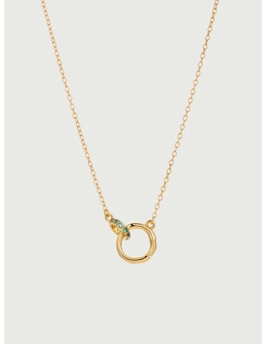 OBY Encircle Loops Emerald Necklace pas cheres