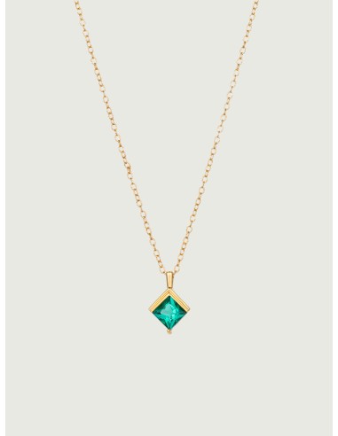 OBY Princess Cut Emerald Diamond Necklace Le MVP de beaucoup