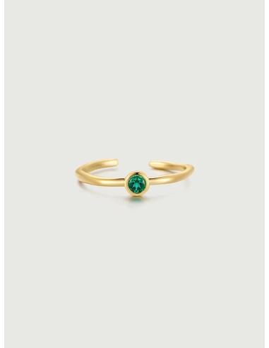 Emerald Solitaire Ring d'Europe débarque