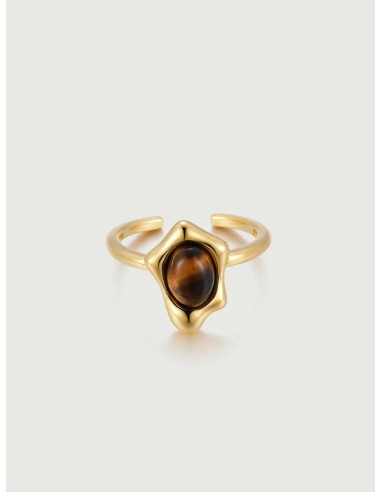 Tiger Eye Stacking Open Ring À commander