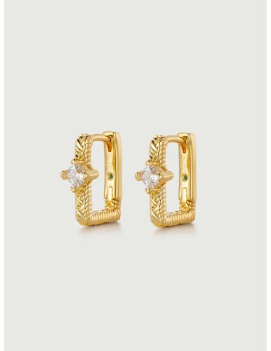 Moissanite Braid Huggie Earrings votre