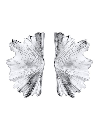 Ginkgo Leaf Earring - Rhodium coloway (silver-tone) pour bénéficier 