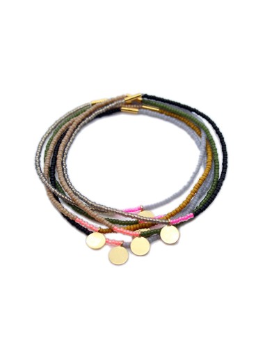 Color Block Bracelets / set 6 Amélioration de cerveau avec