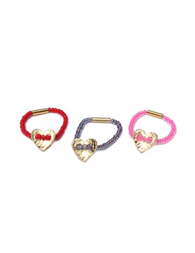 Heart Rings / Set of 6 Assorted Jusqu'à 80% De Réduction