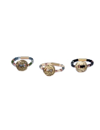 Dot Rings / Set of 6 Assorted pas cheres