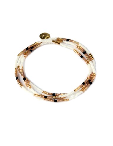 Eva Bracelets Set of 4 / White plus qu'un jeu 