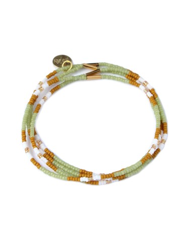 Eva Bracelets Set of 4 / Pistachio de l' environnement