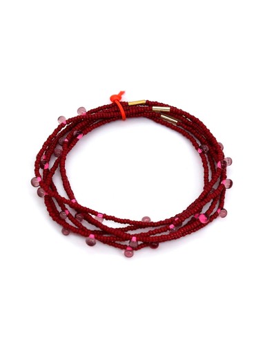 Candy Bracelets / Set of 6 / Ruby 50-70% off 