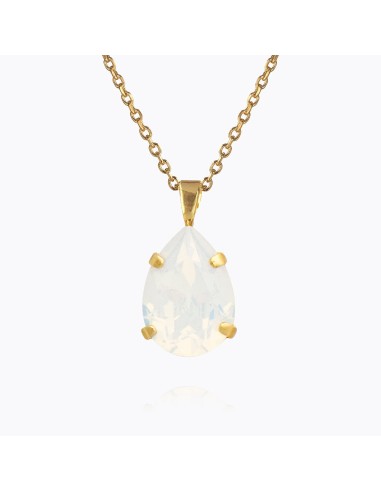 Mini Drop Necklace / White Opal prix pour 