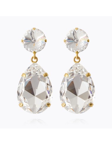 Perfect Drop Earrings / Crystal de votre