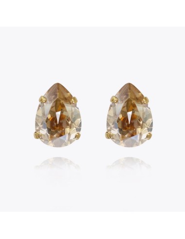 Mini Drop Stud Earrings / Golden Shadow Livraison rapide