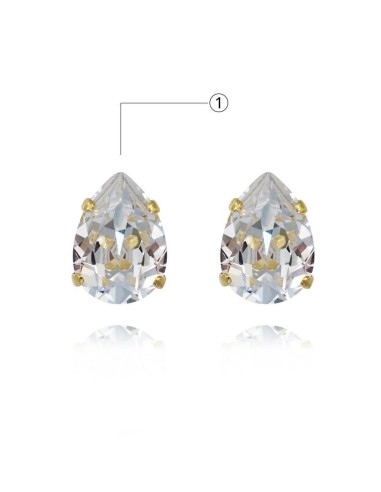 Mini Drop Stud Earrings / Any Color de la marque