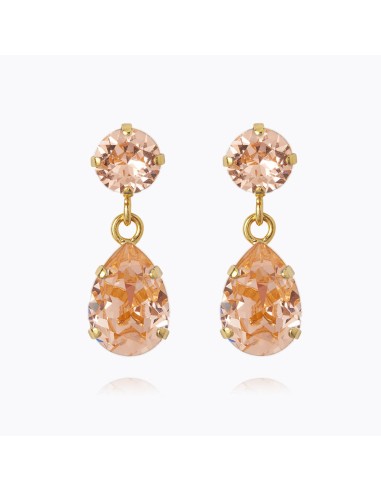 Mini Drop Earrings / Light Peach à prix réduit toute l'année