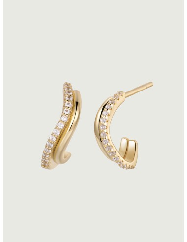 Diamond Wave Stud Earrings acheter en ligne