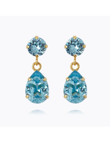 Mini Drop Earrings / Aquamarine du meilleur 