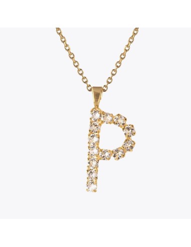 Letter Necklace P / Crystal Voir les baskets