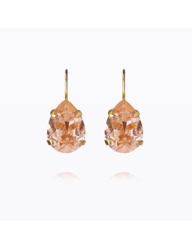 Mini Drop Clasp Earrings / Light Peach Les êtres humains sont 