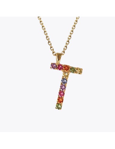 Letter Necklace T / Rainbow Combo Voir les baskets