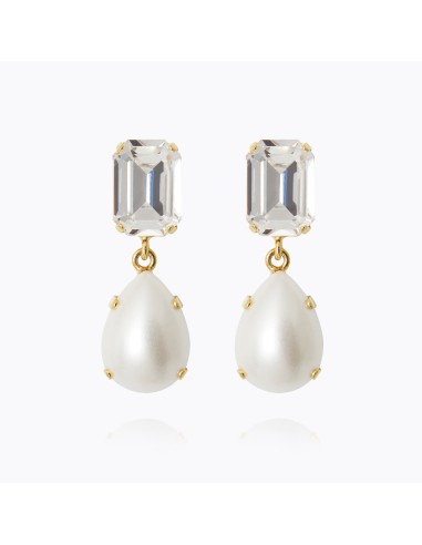 Close Your Eyes Earrings / Pearl + Crystal Comparez plus de prix