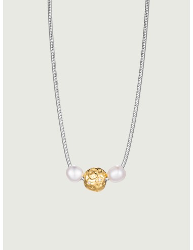 Texture Diamond Pearl Necklace sur le site 