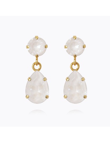 Mini Drop Earrings / Electric White vous aussi creer 