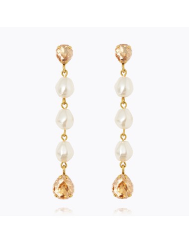 Paloma Earrings / Pearl + Golden Shadow 50-70% off 