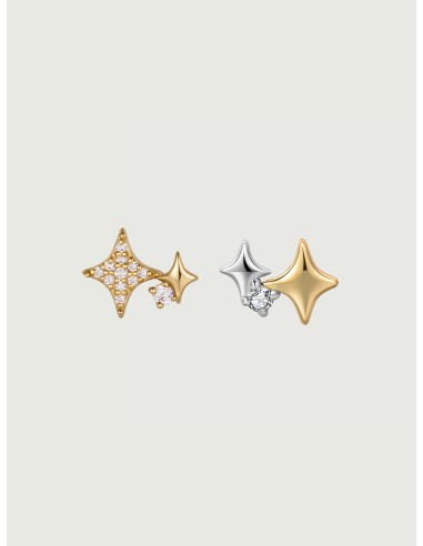 Diamond Star Asymmetry Stud Earrings Venez acheter