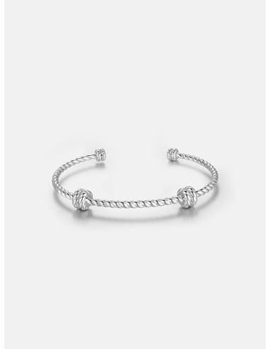 Twist Kink Silver Bangle 2 - 3 jours ouvrés.