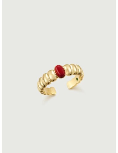 Bold Red Coral Ring les muscles