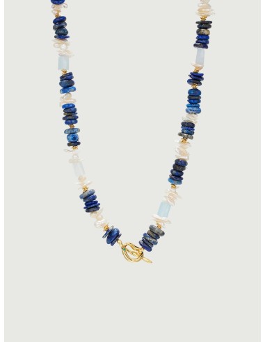 Oceanic Gemstone Beaded Necklace Amélioration de cerveau avec